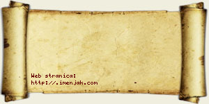 Maja Bzeničanin vizit kartica